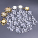 Clear Glass Cabochons for DIY Jewelry Making Pendant Bulk