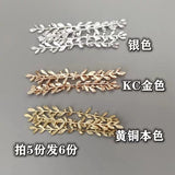 High Champagne Brass Tree Branch Charms Pendants Diy Jewelry