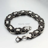 Men's Link Chain Bracelet Stainless Steel