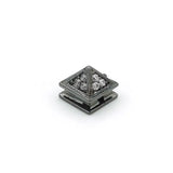 8mm Clear CZ Pyramid Beads for DIY Bracelets Necklaces