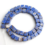 8*8mm Sea Sediment/Magnesite/Turquoise Spacer Beads Natural Stone Bead