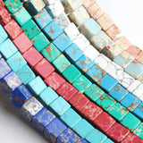8*8mm Sea Sediment/Magnesite/Turquoise Spacer Beads Natural Stone Bead