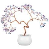Natural Crystal Money Tree Feng Shui Home Decor