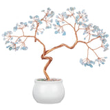 Natural Crystal Money Tree Feng Shui Home Decor