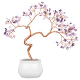 Natural Crystal Money Tree Feng Shui Home Decor