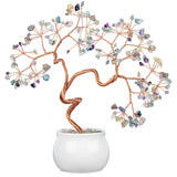 Natural Crystal Money Tree Feng Shui Home Decor