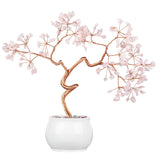 Natural Crystal Money Tree Feng Shui Home Decor
