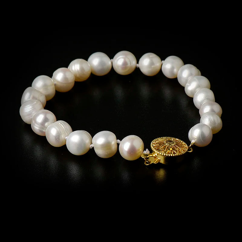 8-9 MM Natural Pearl Bracelet, Christmas of Grace