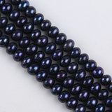 Freshwater Flat Pearl Strand 8-9mm for Jewellery Making