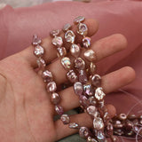 8-9MM 38Pcs/Strand Purple Freshwater Pearl Beads Diy Jewelry Making