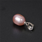 10PCS Water Drop Pearl Pendants Clasps for Jewelry Making