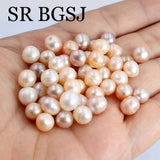 8-9mm 50pcs AA Mixed Colors No Hole Natural Freshwater Pearl Loose Beads