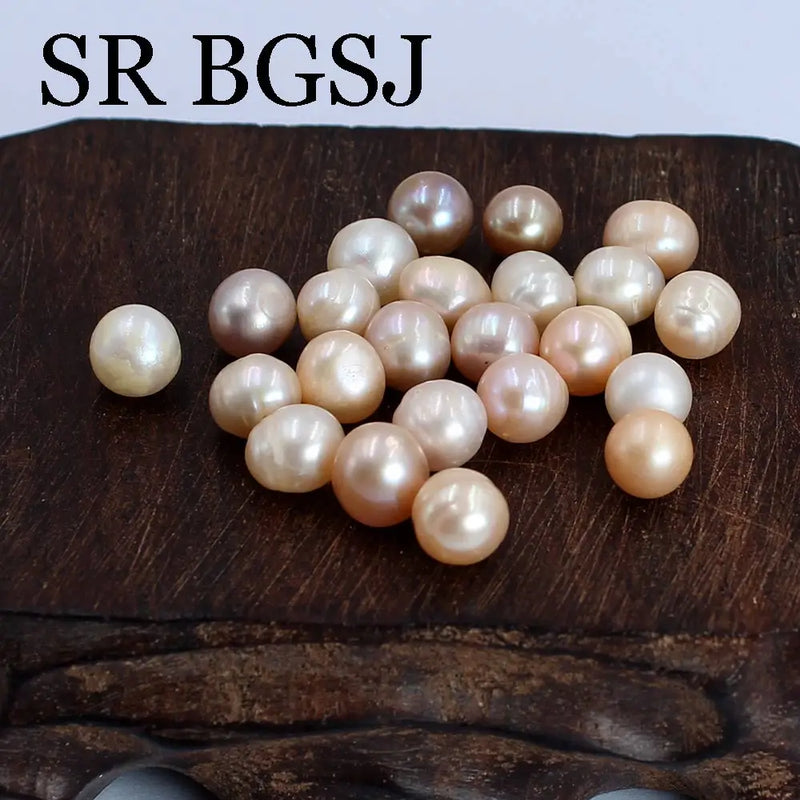8-9mm 50pcs AA Mixed Colors No Hole Natural Freshwater Pearl Loose Beads