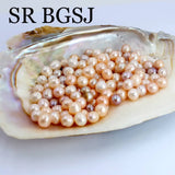 8-9mm 50pcs AA Mixed Colors No Hole Natural Freshwater Pearl Loose Beads