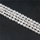 8-9mm Baroque Shape Natural Freshwater Pearl String