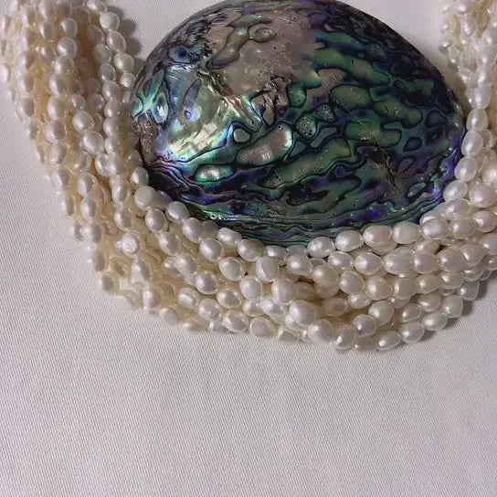 8-9mm Baroque Shape Natural Freshwater Pearl String
