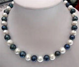 Natural & Akoya Cultured Pearl Necklace 8-9mm