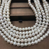 Natural Freshwater Pearl 925 Sterling Silver Choker Necklace