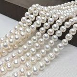 Natural Freshwater Pearl 925 Sterling Silver Choker Necklace