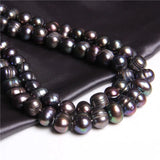 8-9mm Natural Freshwater Pearl Beads Near Round Loose Beads for Jewelry Making