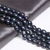 8-9mm Natural Freshwater Pearl Beads Near Round Loose Beads for Jewelry Making