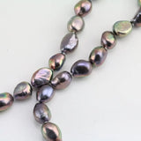 Peacock Baroque Freshwater Pearl Necklace 18inch Pearls Jewelry