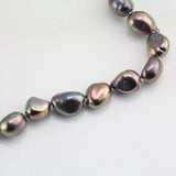 Peacock Baroque Freshwater Pearl Necklace 18inch Pearls Jewelry