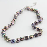 Peacock Baroque Freshwater Pearl Necklace 18inch Pearls Jewelry