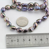 Peacock Baroque Freshwater Pearl Necklace 18inch Pearls Jewelry