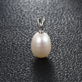 8-9mm Freshwater Pearl Rabbit Pendant 925 Sterling Silver