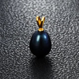8-9mm Freshwater Pearl Rabbit Pendant 925 Sterling Silver