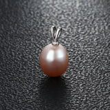 8-9mm Freshwater Pearl Rabbit Pendant 925 Sterling Silver