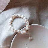 Baroque Pearl Bracelet 7.5inch Wedding Jewelry Cultured Women Gift Accessories