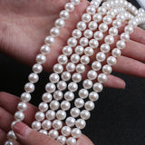 8-9mm Loose Chinese Freshwater Akoya Pearls Strand for Jewelry Making