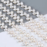 8-9mm Wheat Rice Shape Pearl Strand Top Drilled Pearl Beads