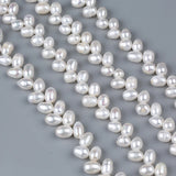 8-9mm Wheat Rice Shape Pearl Strand Top Drilled Pearl Beads