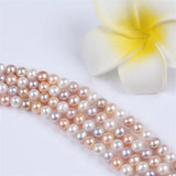 8-9mm Mixed Round Freshwater Pearls Strands