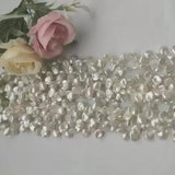 Natural Freshwater Keshi Pearl Strands 8-9mm