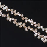 Natural Pink Keshi Pearls Strand 8-9mm Freshwater Irregular Shape