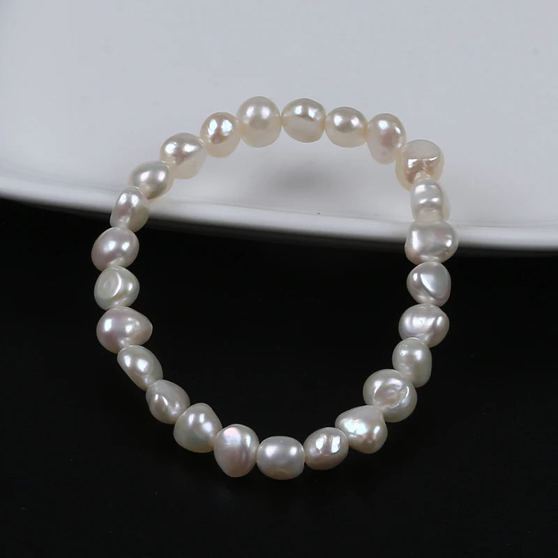 Baroque Freshwater Pearl Bracelet 8-9mm for Women