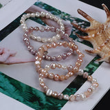 Baroque Freshwater Pearl Bracelet 8-9mm for Women