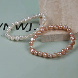 Baroque Freshwater Pearl Bracelet 8-9mm for Women
