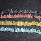 8'' Druzy Crystal Quartz Necklace Pendant