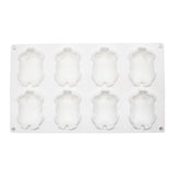 8-Cavity Hamster Silicone Fondant Mold for DIY Craft