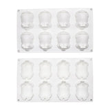 8-Cavity Hamster Silicone Fondant Mold for DIY Craft