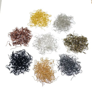 100pcs Women's Earring Accessory Stainless Steel Surgical Earring Hooks