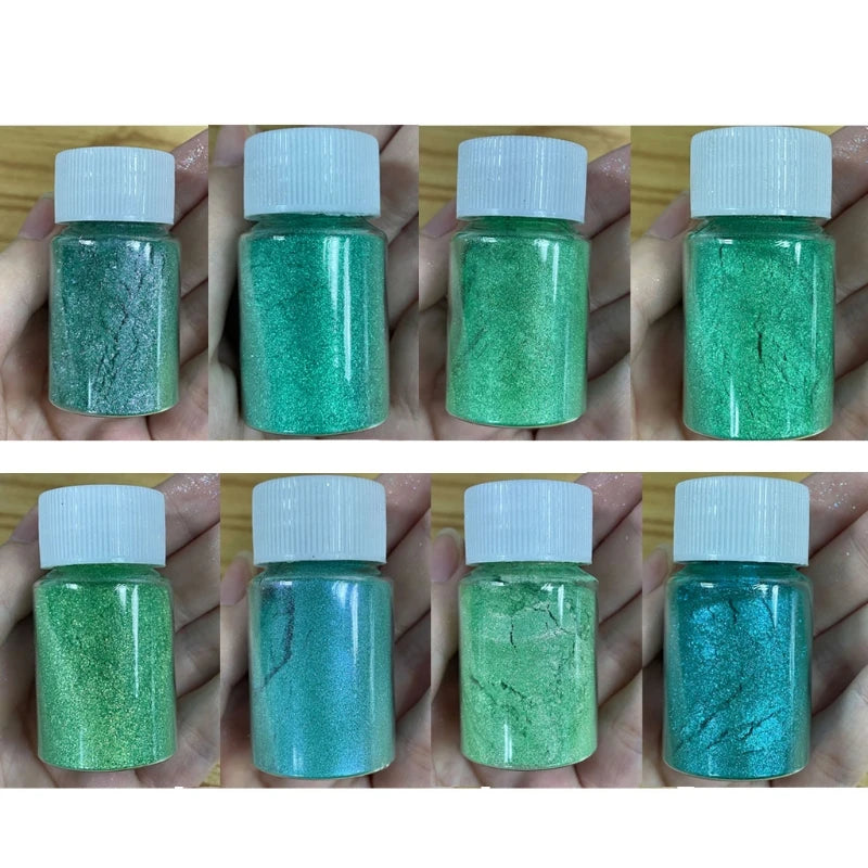 Rainbow Pearl Powder Colorant for Epoxy Mold Glitter Filling