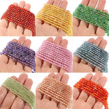 8 Colors Faceted Zircon Beads 2 3 4mm Loose Spacer Beads For Jewelry Making