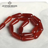 8 Colors Water Drop Chalcedony Natural Jades Stone 8x20mm Loose Spacers Beads