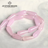 8 Colors Water Drop Chalcedony Natural Jades Stone 8x20mm Loose Spacers Beads
